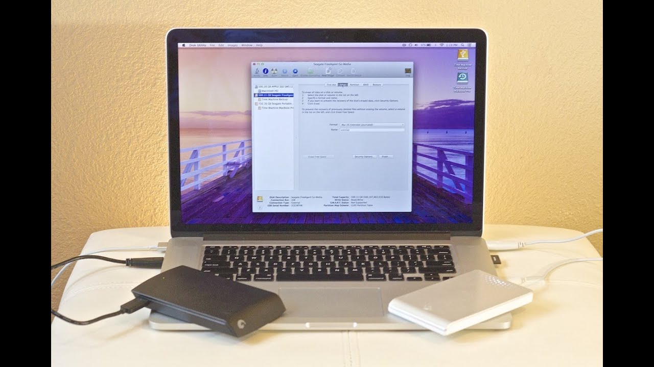 prepare hard drive for mac install